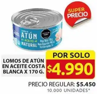 Ara LOMOS DE ATÚN EN ACEITE COSTA BLANCA X 170G oferta