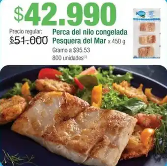 Jumbo Perca del nilo congelada Pesquera del Mar x 450 g oferta