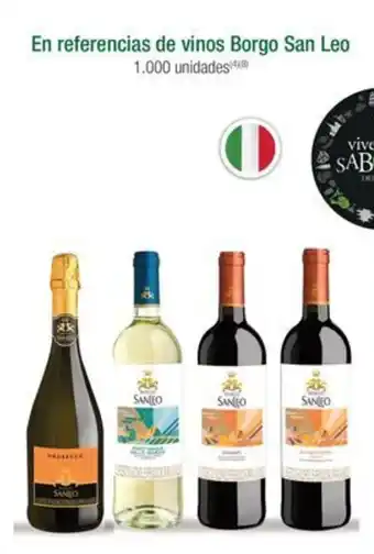 Jumbo En referencias de vinos Borgo San Leo oferta