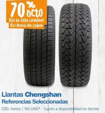 Makro Llantas Chengshan Referencias Seleccionadas oferta