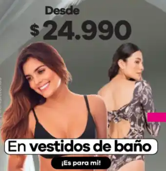 En vestidos de baño