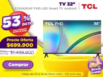 Alkomprar TCL TV 32" oferta