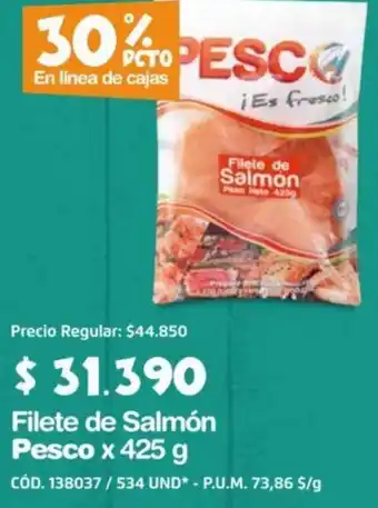 Makro Filete de Salmón Pesco x 425g oferta