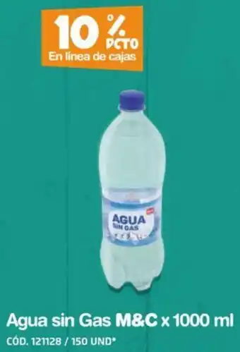 Makro Agua sin Gas M&C x 1000ml oferta