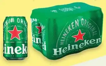 Metro En sixpack de cerveza Heineken en lata oferta