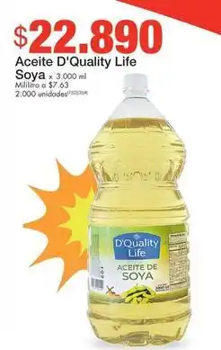 Metro D'quality life - aceite soya oferta