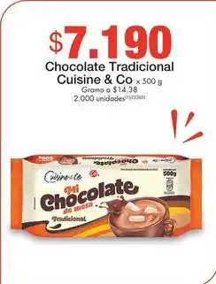 Metro Cuisine & co - chocolate tradicional oferta