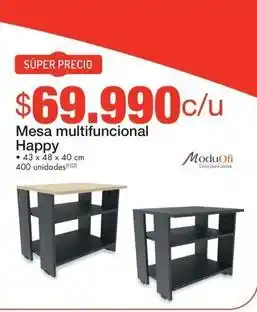 Metro Moduofi - mesa multifuncional happy oferta