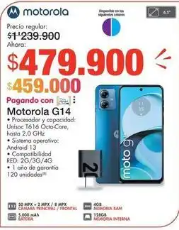 Metro Motorola - g14 oferta