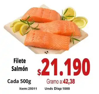 Mercamio Filete Salmón 500g oferta