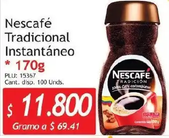 Nescafé Tradicional Instantáneo 170g