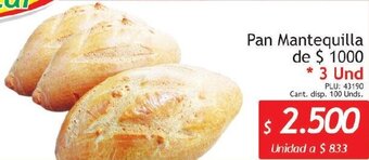 Belalcazar Pan Mantequilla oferta