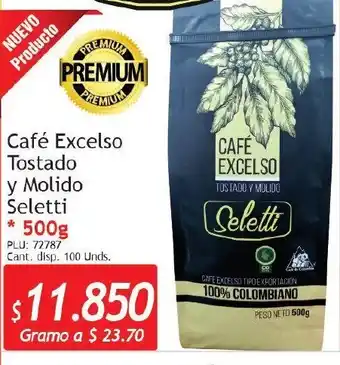 Belalcazar Café Excelso Tostado y Molido Seletti oferta
