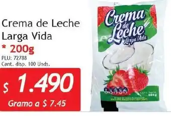 Belalcazar Crema de Leche Larga Vida 200g oferta