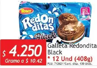 Belalcazar Galleta Redondita Black 408g oferta