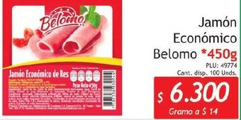 Belalcazar Jamón Económico Belomo 450g oferta