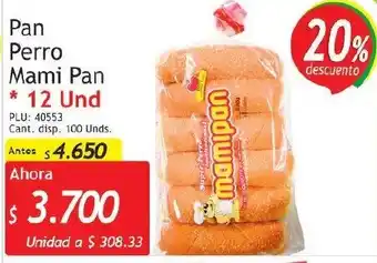 Belalcazar Pan Perro Mami Pan oferta
