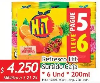 Belalcazar Refresco Hit Surtido Caja 200ml oferta