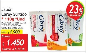 Belalcazar Jabón Carey Surtido 110g oferta
