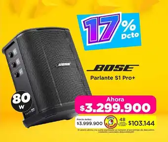Alkomprar BOSE Parlante S1 Pro+ oferta
