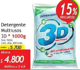 Belalcazar Detergente Multiusos 3D 1000g oferta