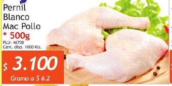 Belalcazar Pernil Blanco Mac Pollo 500g oferta