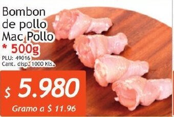 Belalcazar Bombon de Pollo Mac Pollo 500g oferta