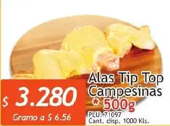 Belalcazar Alas Tip Top Campesino 500g oferta