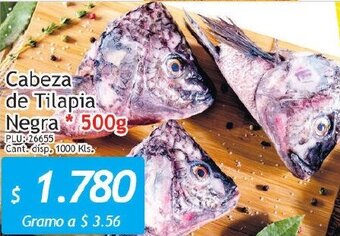 Belalcazar Cabeza de Tilapia Negra 500g oferta