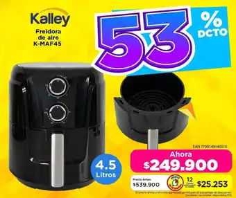 Alkomprar Kalley Freidora de aire K-MAF45 oferta