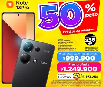 Alkomprar Redmi Note 13Pro 256GB oferta