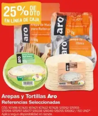 Makro Arepas y Tortillas Aro oferta