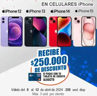 Ktronix EN CELULARES iPhone iPhone 12 iPhone 13 iPhone 14 iPhone 15 oferta