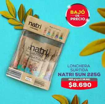 Tiendas D1 LONCHERA SURTIDA NATRI 5UN x 225G oferta