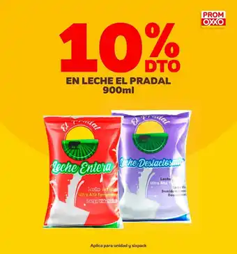 Oxxo EN LECHE EL PRADAL 900ml oferta