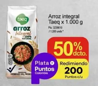 Surtimax Arroz integral Taeq x 1.000 g oferta