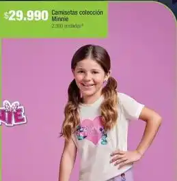 Jumbo Camisetas coleccion minnie oferta