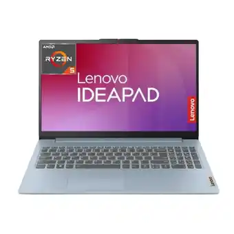 Alkomprar Computador Portátil LENOVO 15,6 Pulgadas IdeaPad Slim 3 - AMD Ryzen 5 - RAM 8GB - Disco SSD 512GB - Azul oferta