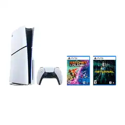 Alkomprar Consola PS5 Estándar 1TB Slim Blanco|Negro + 1 Control inalámbrico + Juego PS5 Returnal + Juego PS5 Ratchet & Clank: Rift Apa oferta