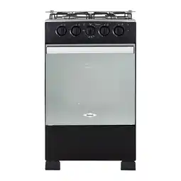 Alkomprar Estufa de Piso HACEB 4 Puestos Gas Natural Romero Reflex 50-Vidrio Negro oferta