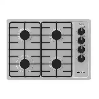Alkomprar Cubierta MABE 60 cms 4 Puestos Gas Natural PM6044ENA0 Acero Inoxidable oferta