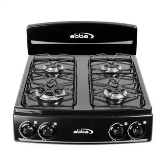 Alkomprar Estufa de mesa ABBA 4 puestos Gas natural SG400-1N Negro oferta