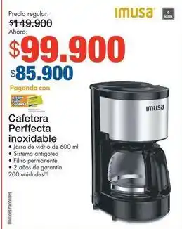 Metro Imusa - cafetera perffecta inoxidable oferta