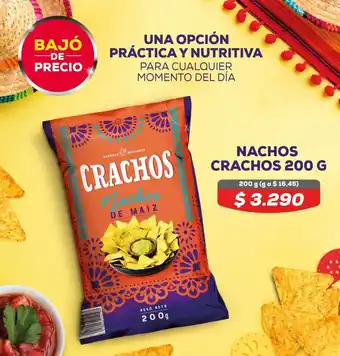 Tiendas D1 NACHOS CRACHOS 200 G oferta