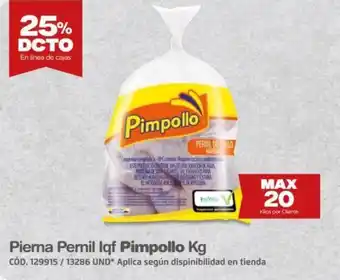 Makro Pierna Pernil lqf Pimpollo Kg oferta