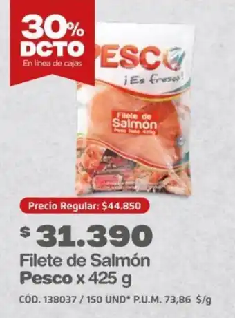 Makro Filete de Salmón Pesco x 425 g oferta