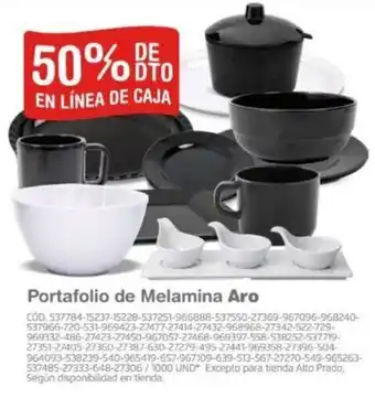 Makro Portafolio de Melamina Aro oferta