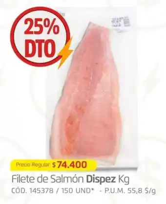 Makro Filete de Salmón Dispez Kg oferta