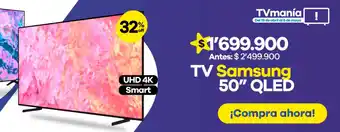 Éxito TV Samsung 50” QLED oferta