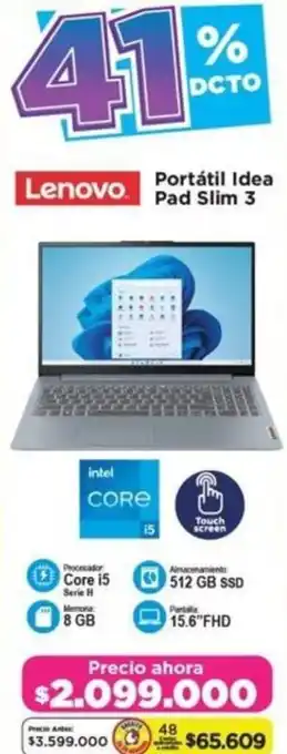 Alkomprar Lenovo Portátil Idea Pad Slim 3 oferta